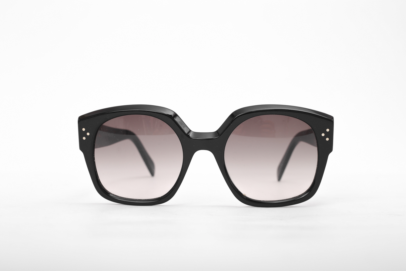 Celine Oversized Gradient Black Sunglasses - Preowned